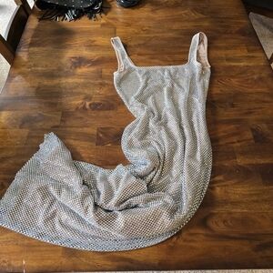 Baby Boo Viral Silver Petra Dress XL